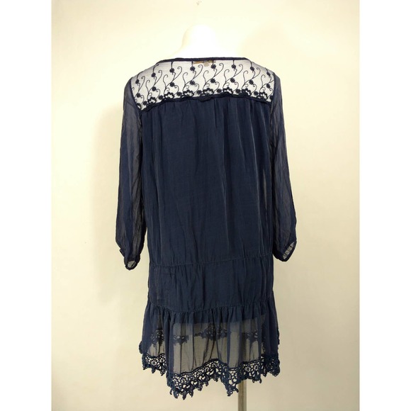 Prontomoda Guisy silk and lace tunic - Picture 3 of 8